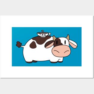 Teacup Cow Posters and Art